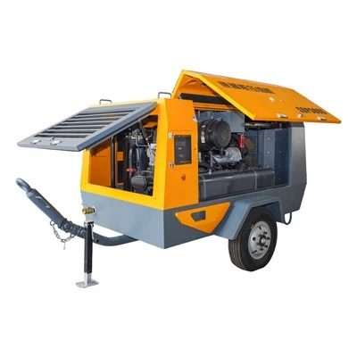 Diesel luchtcompressoraanhangwagen