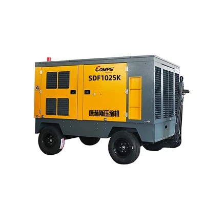 Diesel industriële luchtcompressor